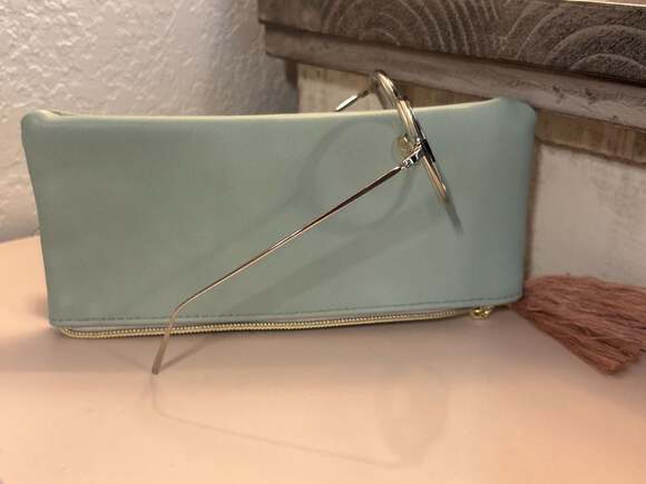 G: Warby Parker Saylor Blue and Silver Eyeglasses groovy y2k main image 7